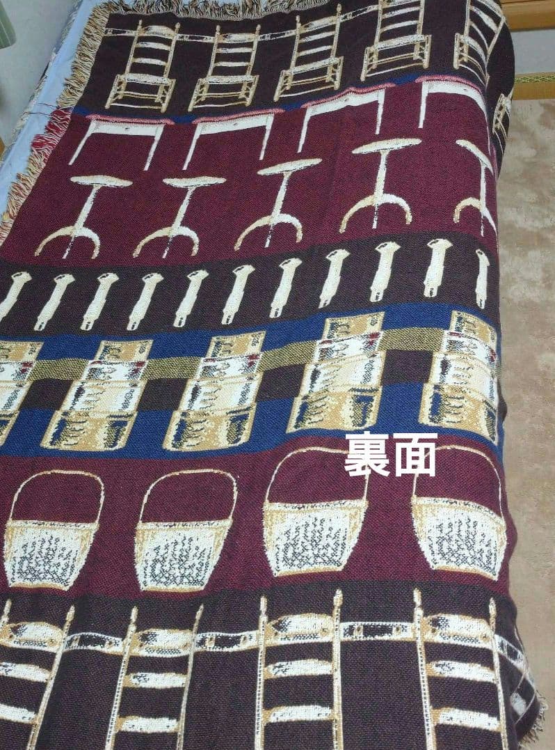 【徒歩】 ベッドカバー アメリカン カントリー マルチカバー