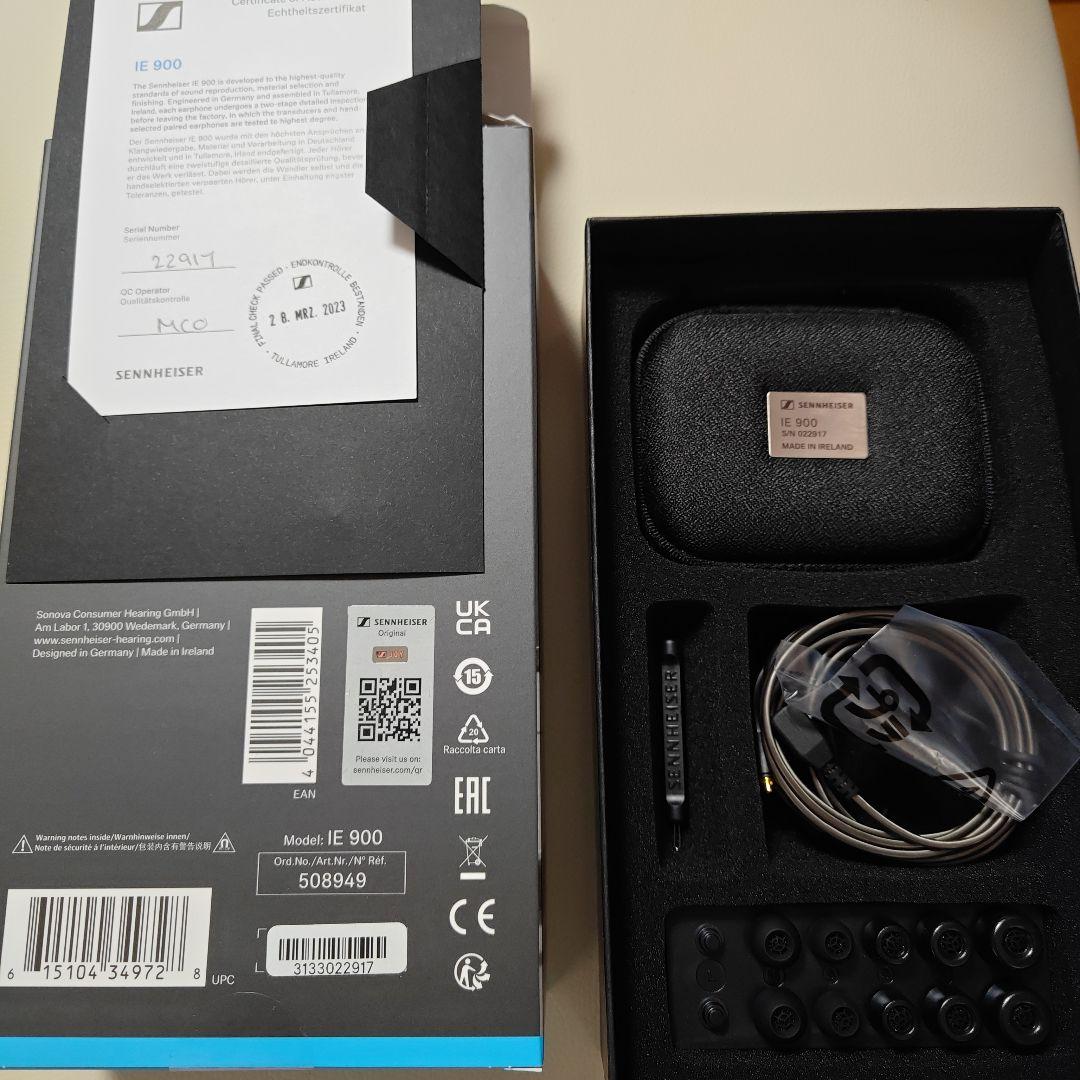 SENNHEISER IE 900 ゼンハイザー イヤホン 値下げ不可