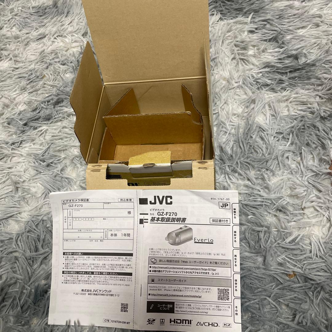 ビデオカメラ JVC Everio GZ-F270-T