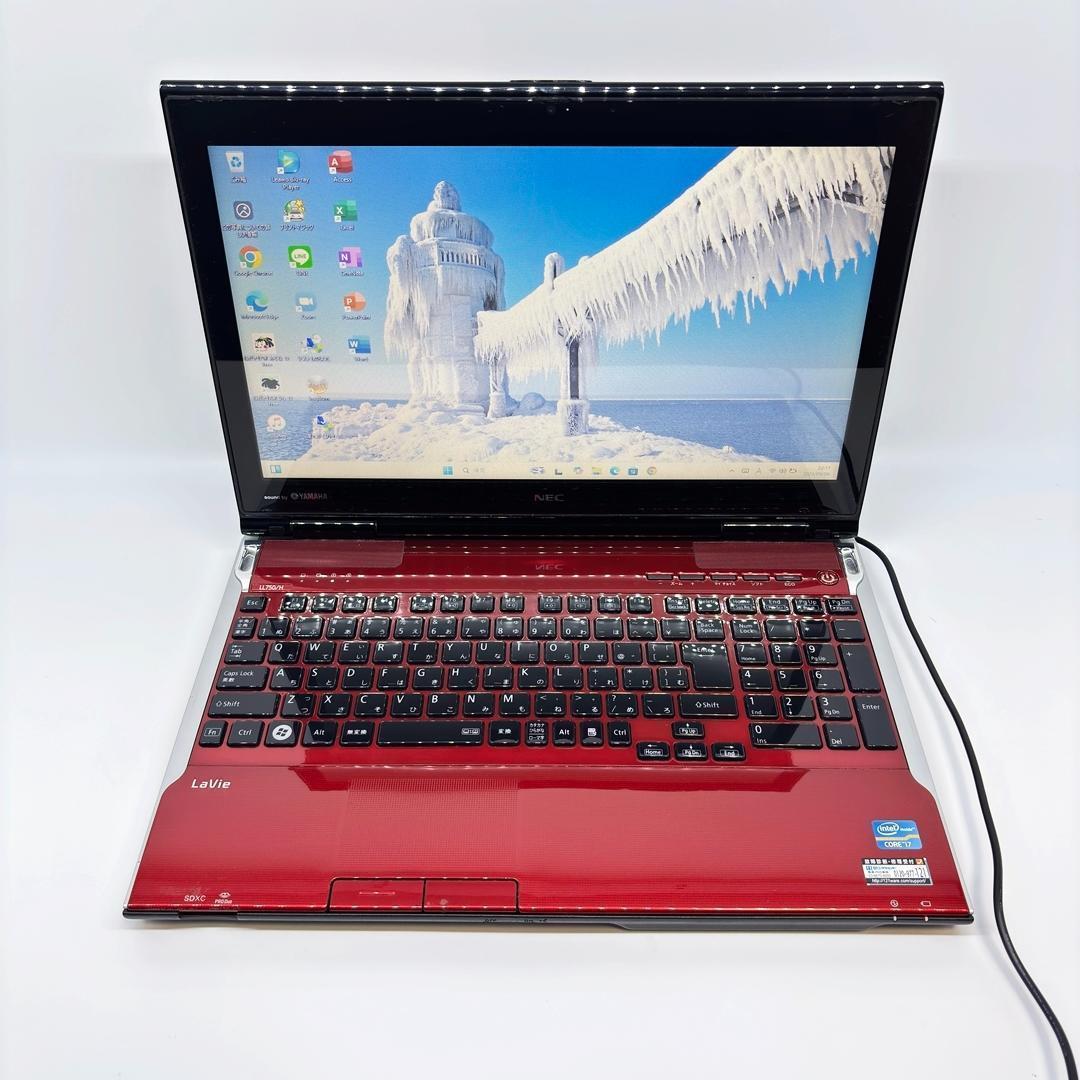 ノートパソコン/Core i7/SSD/Office/Windows11/A3