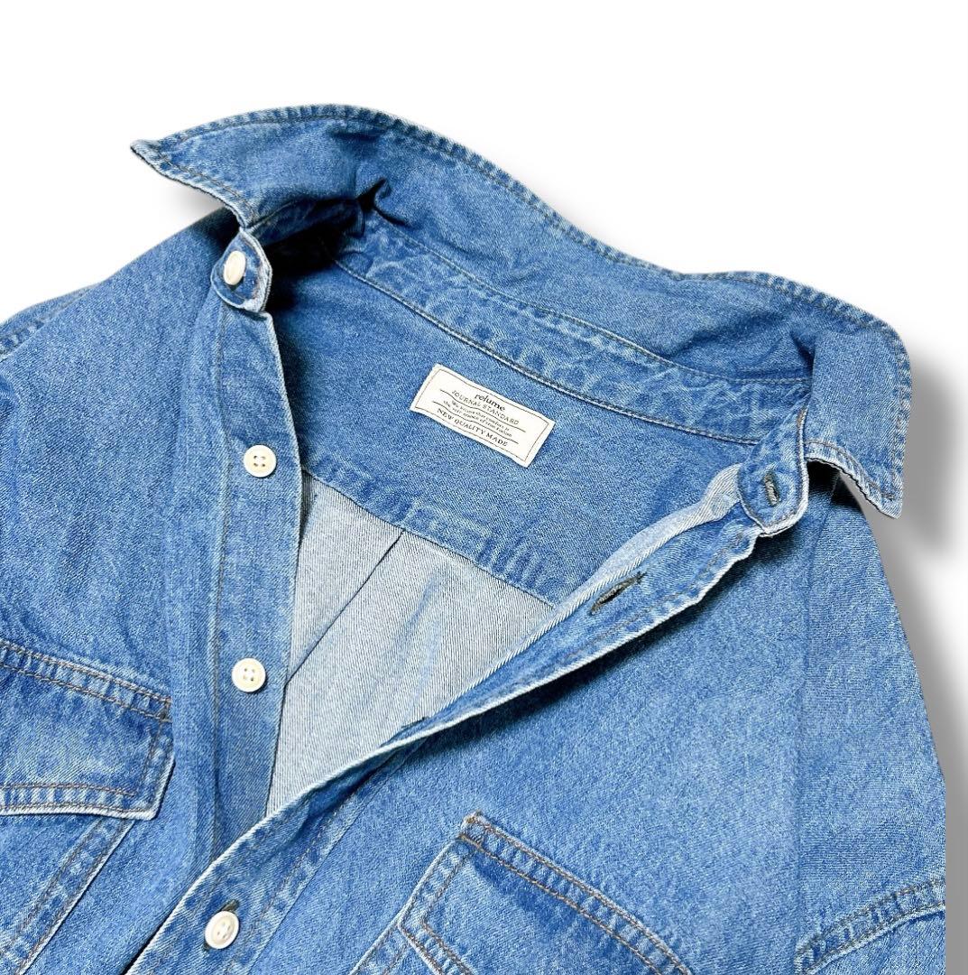 未使用✨完売✨ジャーナルスタンダードrelume デニムワークシャツ　羽織り
