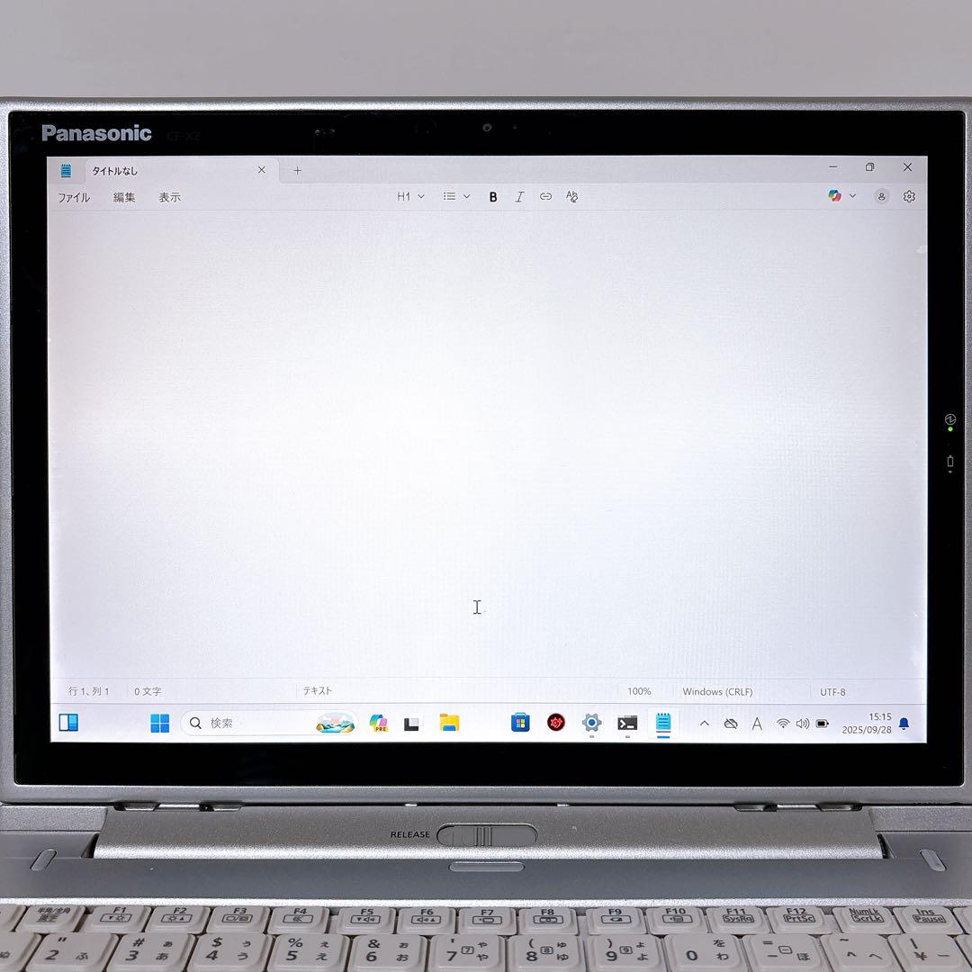 パナソニックレッツノートCF-XZ6 タブレット i5 8GB SSD256GB