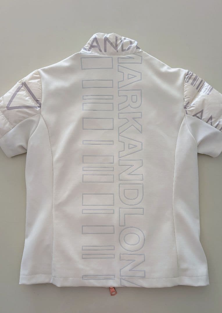 マークアンドロナ　コード　レディース　ダウン半袖ジャケット