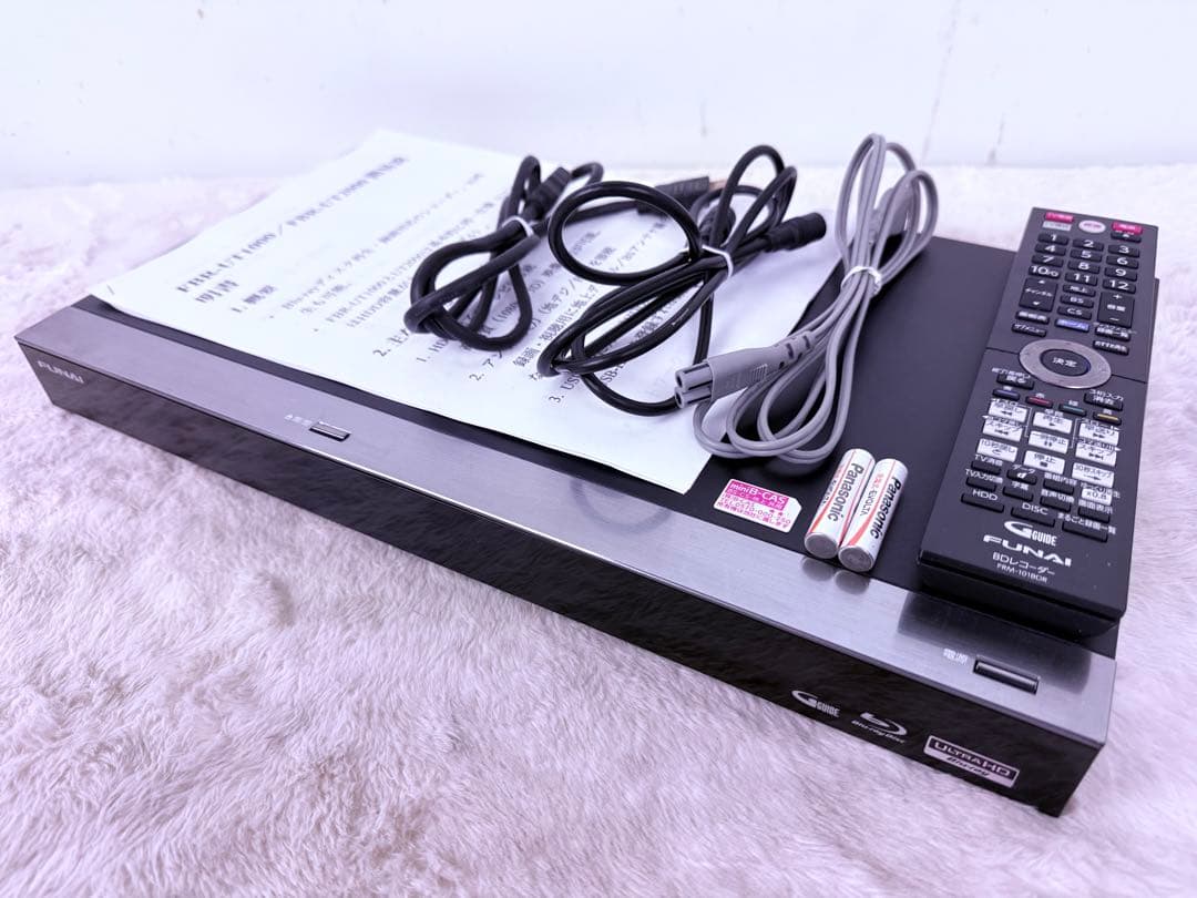 すぐ視聴FUNAI Blu-ray レコーダー FBR-UT1000HDD1TB