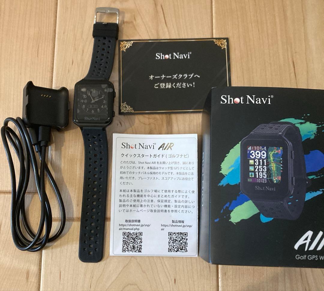 Shot Navi AIR(ショットナビ) ブラック　タッチパネル　美品