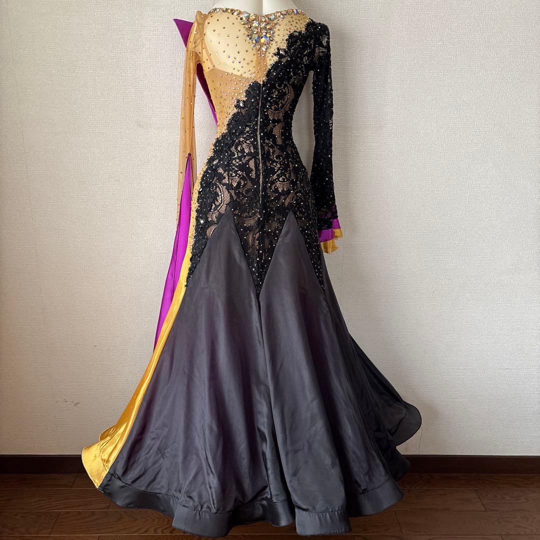 『最終値下げ』社交ダンススタンダードヤナギダダンスウェアーオーダードレス