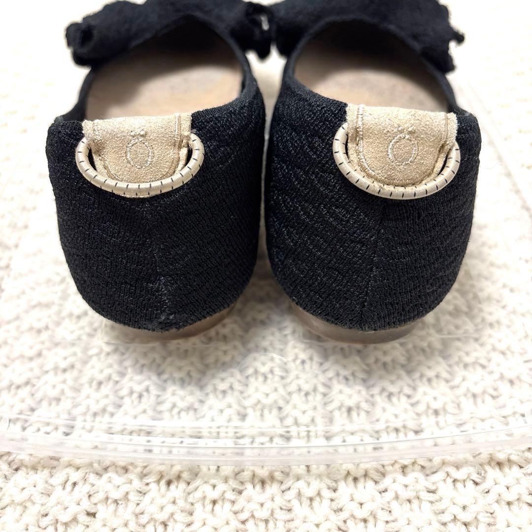 【ミュゲ*様】オッフェンOffen pointed-FRINフラットシューズ