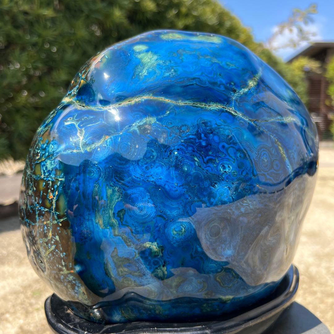 ✳️専用‼️✮家宝級逸品✮超極大✮癒される色模様✨ブルーメノウ 青瑪瑙 原石 天然石