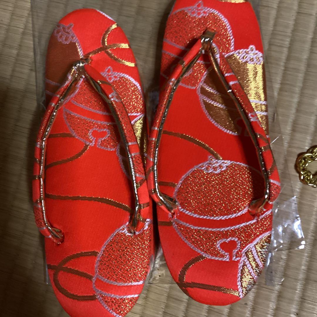 七五三　七歳用フルセット　帯幅16センチ 草履21センチ