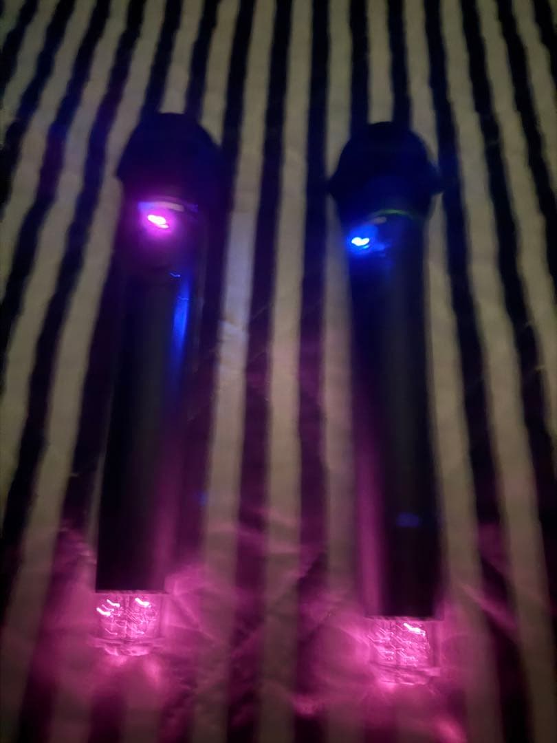 ジョイサウンド、WM-620ワイヤレスマイク 2本セット