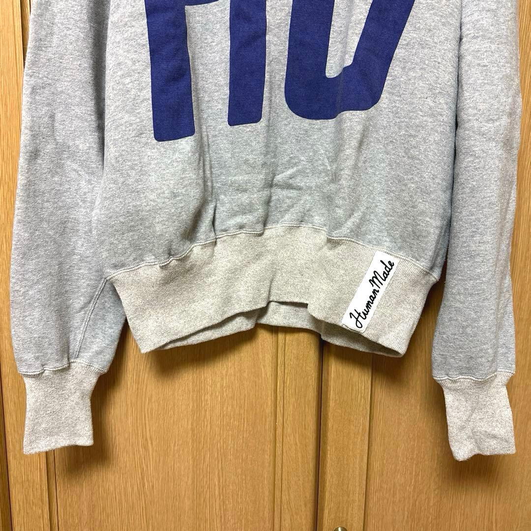 Human Made グレー Vネック トレーナー スウェット