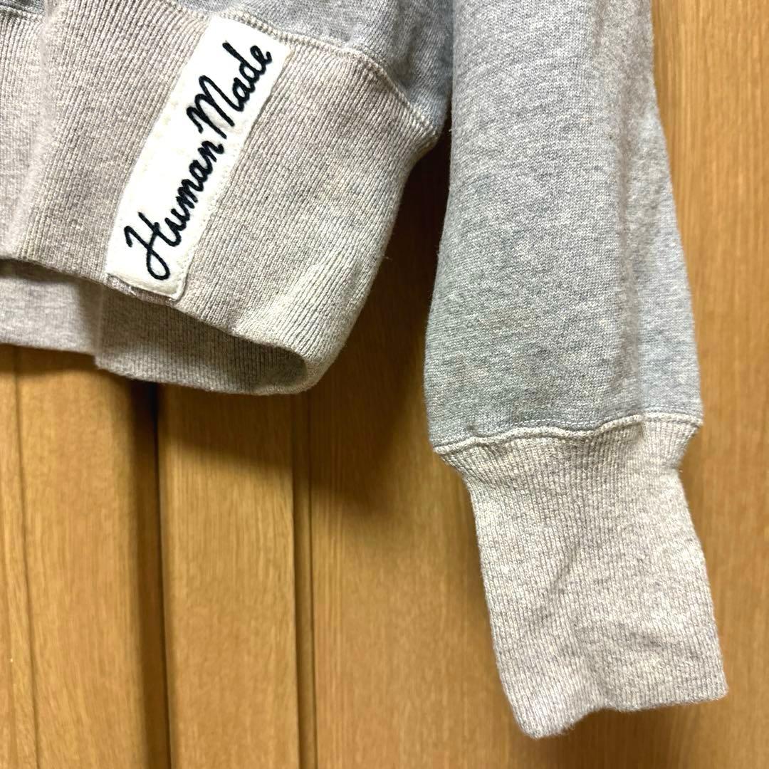 Human Made グレー Vネック トレーナー スウェット