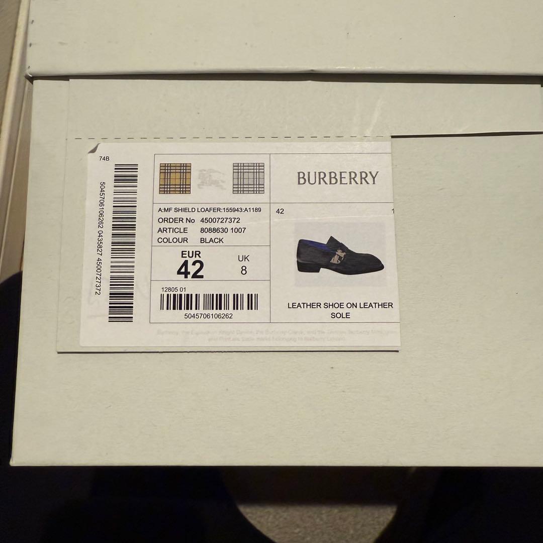 K*u様 BURBERRY 24SS シールド ローファー shield loa