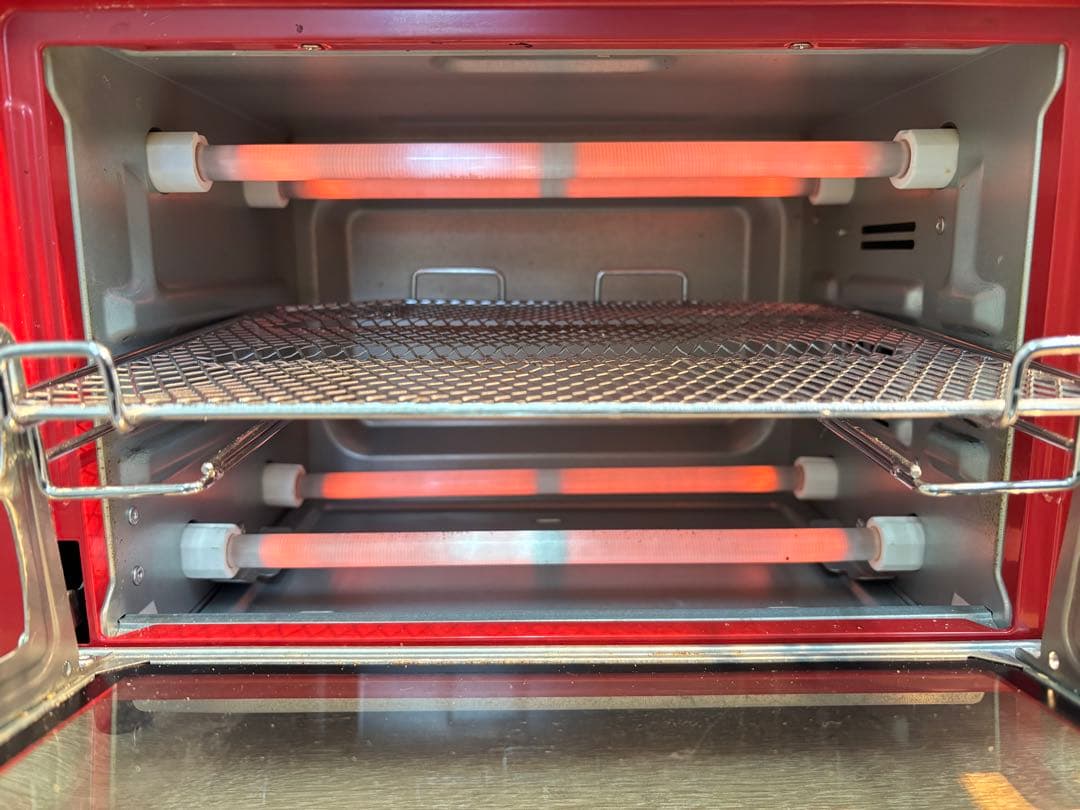 オーブン ノンフライ シロカ ST-4N231-R レッド トースター ヘルシー