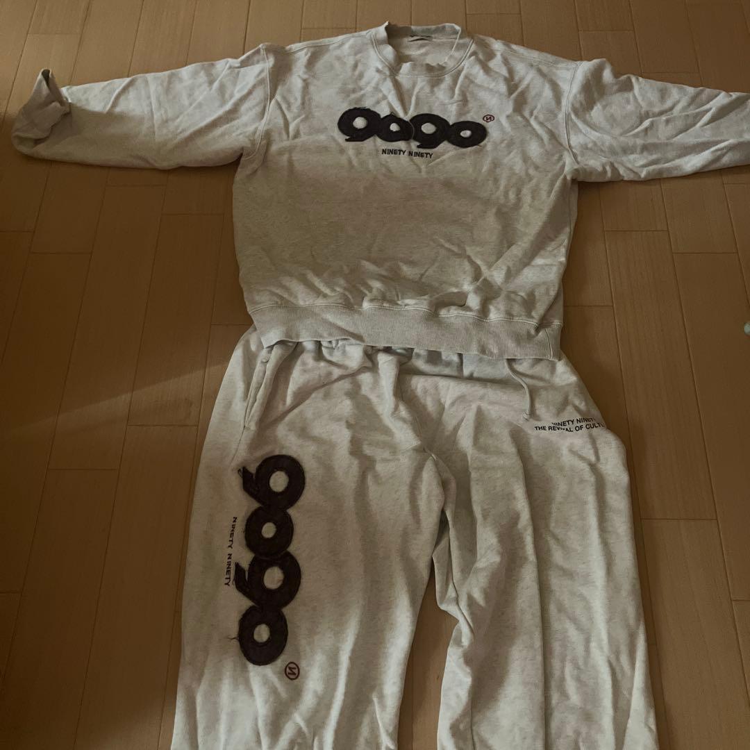 9090 グレー トレーナー・スウェットセットアップ