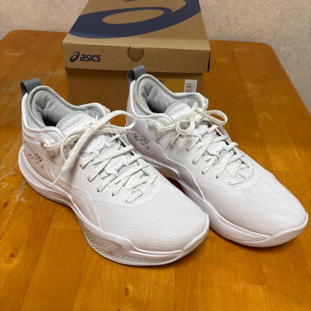 シューズ(男性用) NOVA SURGE LOW2 asics 26.5 US8.5 white