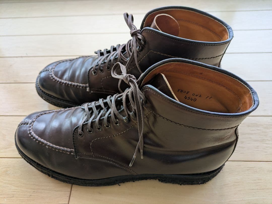 ALDEN　タンカーブーツ　９㌅　バーガンディ　クレープソール