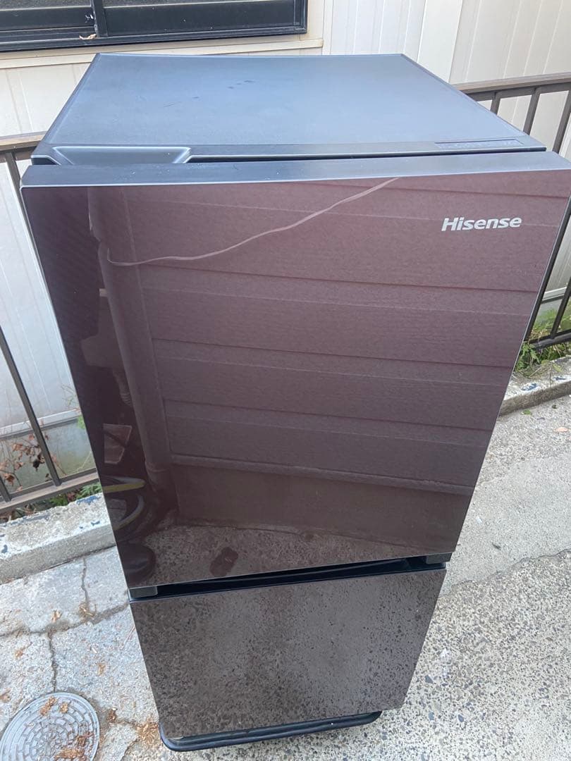 H181 Hisense 134Lインテリア 冷蔵庫 glass door