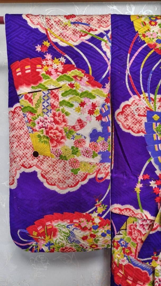 RK402アンティーク子供着物着丈78センチ裄丈40センチめちゃくちゃ綺麗美品