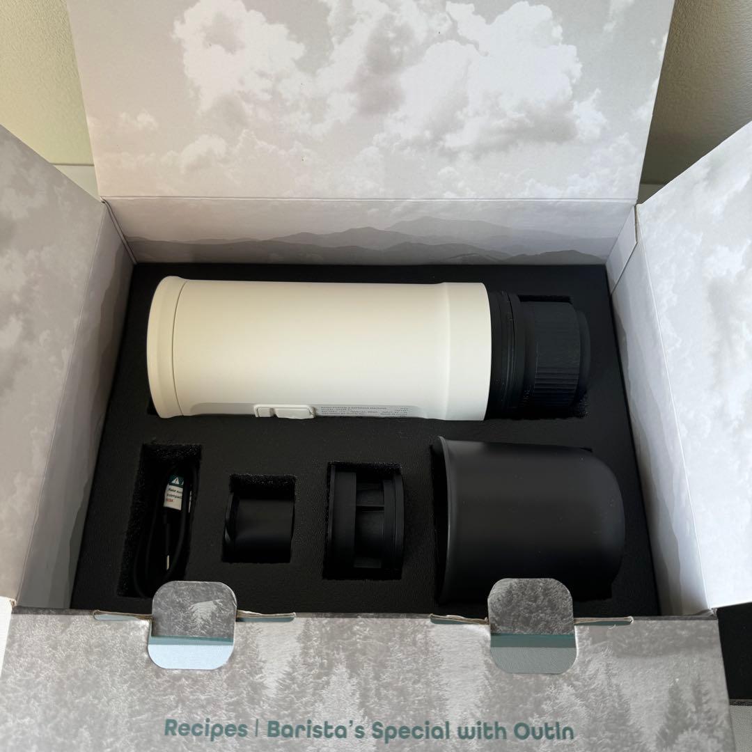 outin nano エスプレッソ pearl white パールホワイト