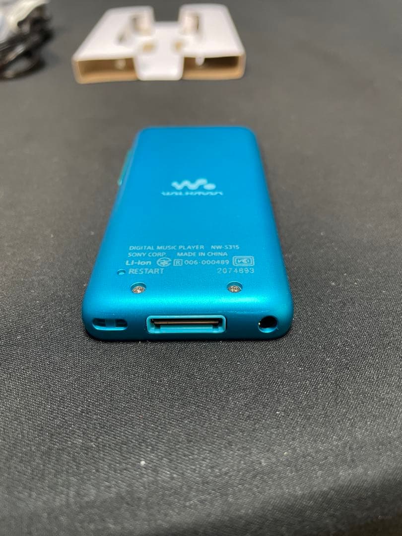 SONYウォークマン NW-S315 ブルー　1352
