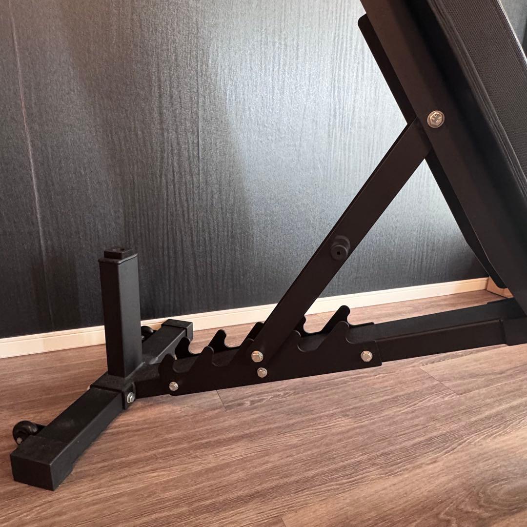 BODYMAKERトレーニングベンチ 45kgブラック 可変角度