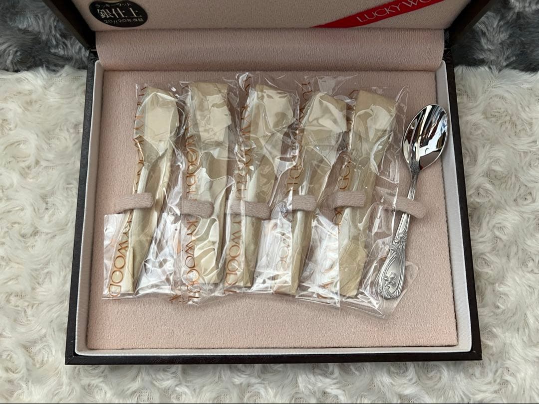 ラッキーウッド　カトラリーセット　パリ　スプーンセット〈６本セット〉