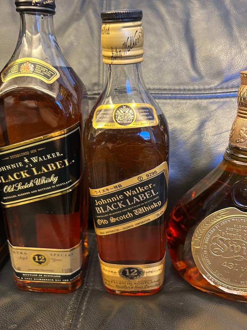 ジョニーウォーカー ブラックラベル12年エクストラスペシャル2本&スウィング2本
