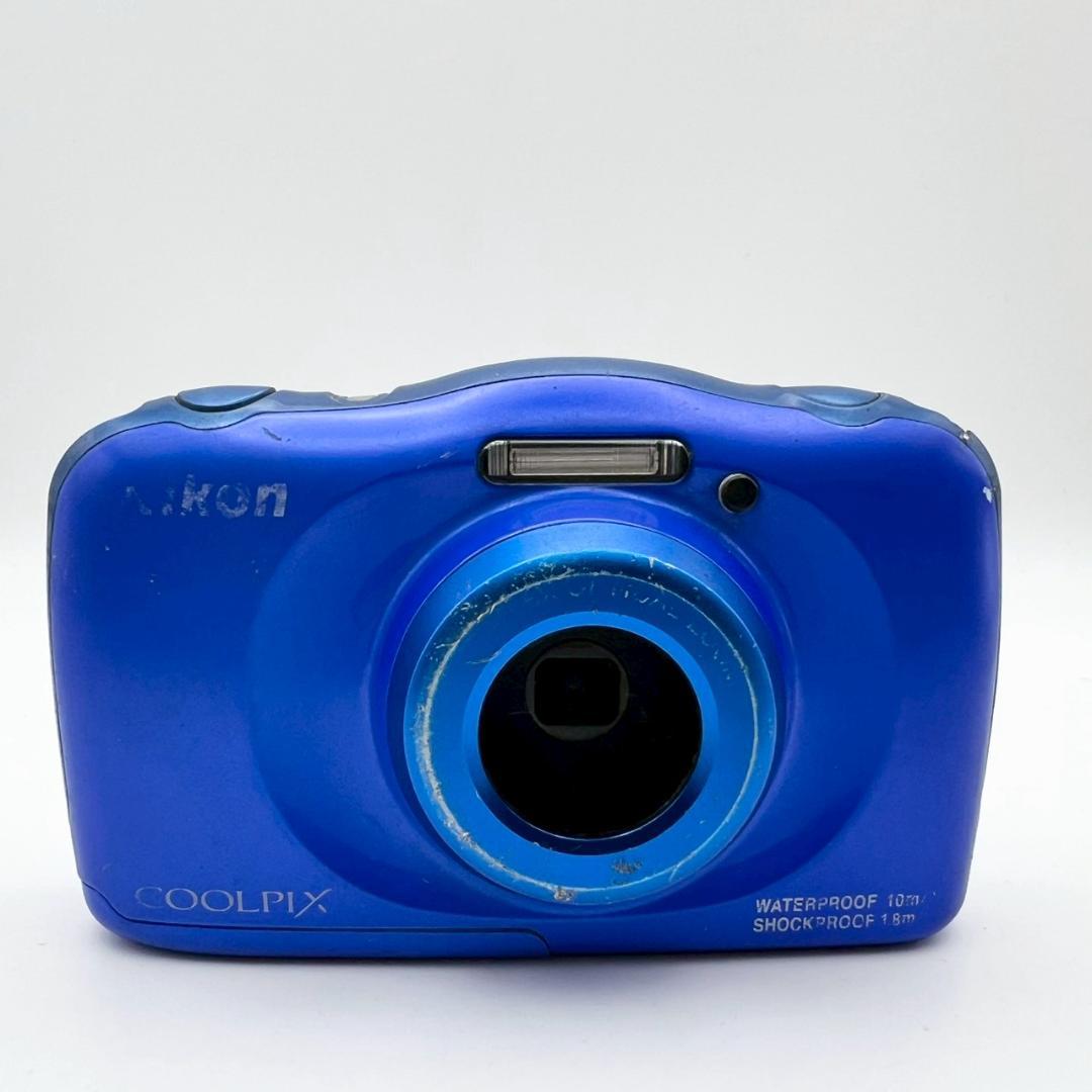 【完動品】Nikon COOLPIX W100 コンデジ ブルー 動作確認済