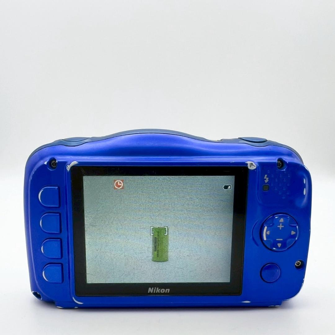 【完動品】Nikon COOLPIX W100 コンデジ ブルー 動作確認済