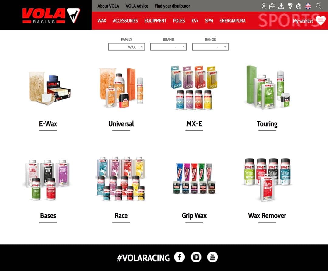 VOLA　LM RACE　リキッド　赤　250ml　swix holmenkol