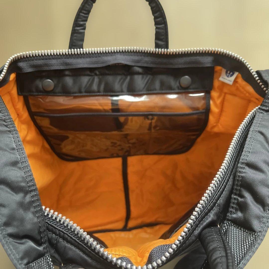POTER TANKER ヘルメットバッグ ブラックナイロンショルダーバッグ