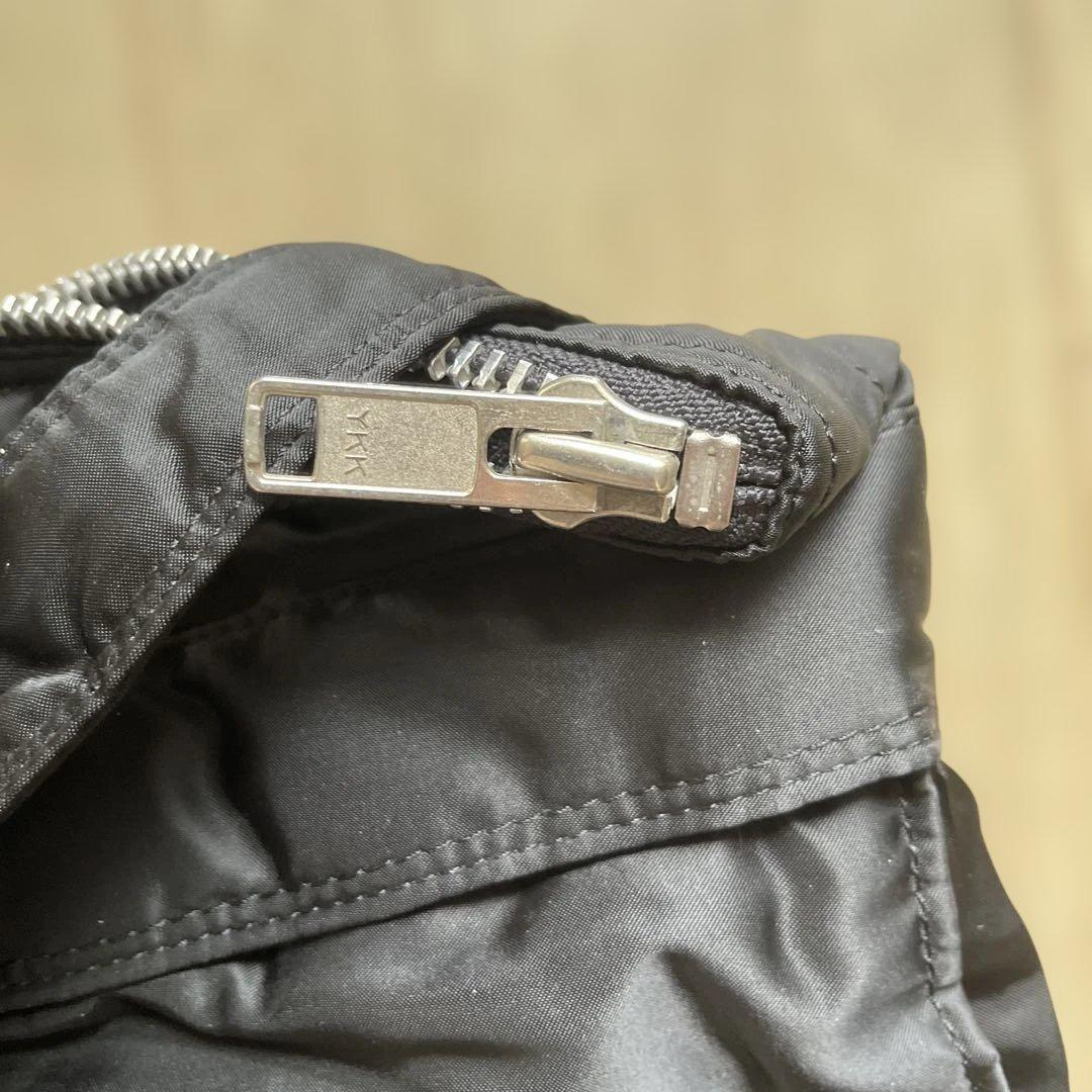 POTER TANKER ヘルメットバッグ ブラックナイロンショルダーバッグ