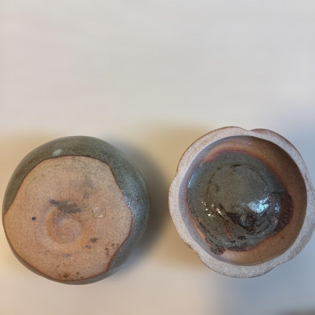 十四代亀井味楽 梅香合 高取焼