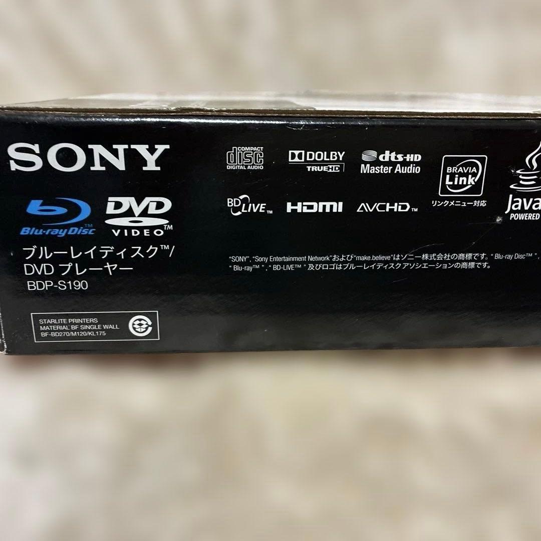 SONY BDP-S190 Blu-ray/DVDプレーヤー　　　　GM113