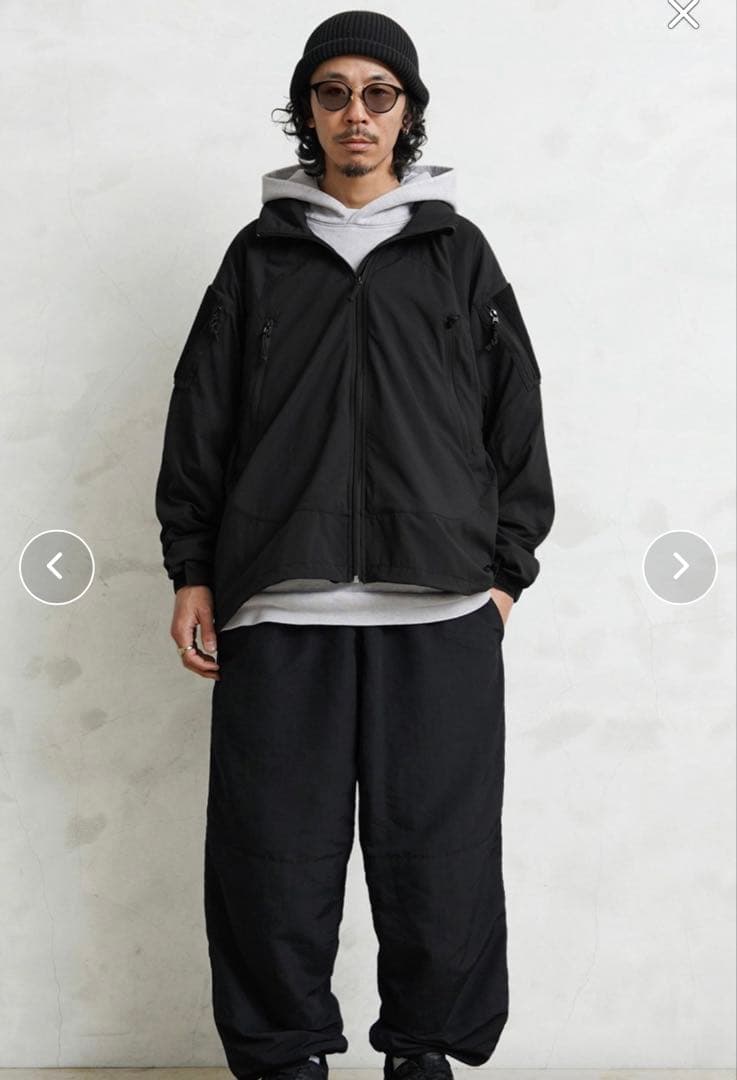 【美品】WAIPER LEVEL5ソフトシェルナイロンジャケット 完売品 古着