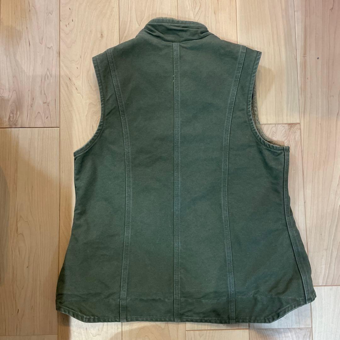 ~*;様 Carhartt ベスト オリーブグリーン
