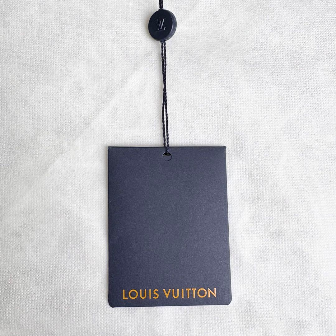 ルイヴィトン タグ付き新品未使用 モノグラム総柄ブラウス バックファスナー ロゴ