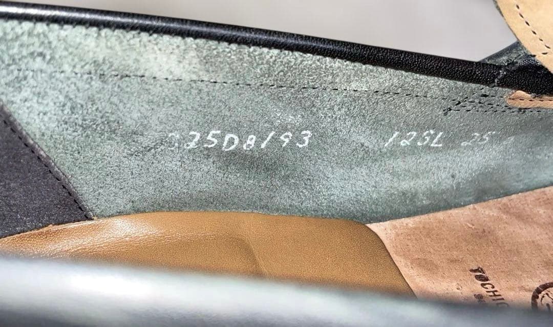 ブラック レザー ローファー REGAL 12GL 栃木レザー 25cm