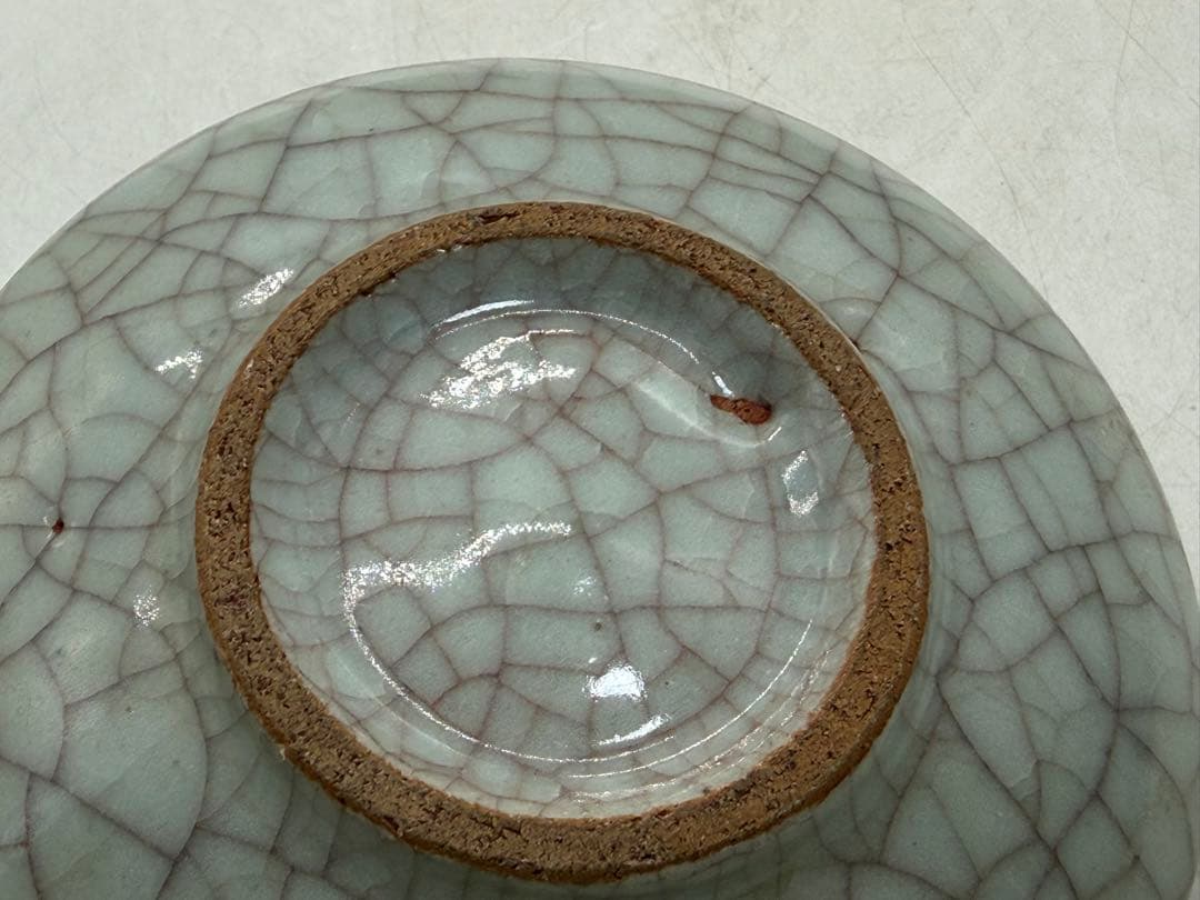 中国　哥釉皿　送料込み260127