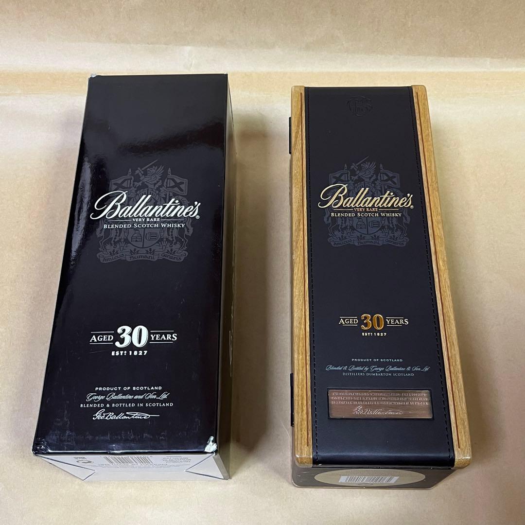 Ballartine's バランタイン 30年木箱と外紙箱付 未開封 700ml
