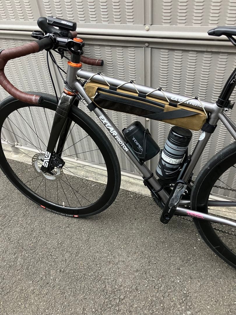 ハンドメイド　フレームバッグ　コーデュラ1000 コヨーテ 41cm