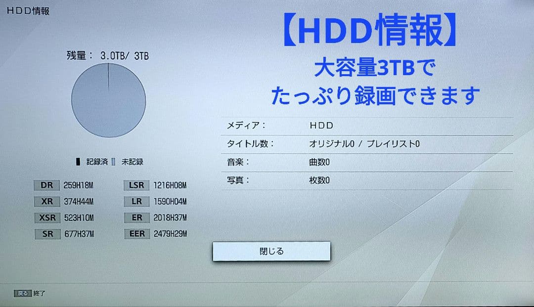 美品！3TB！3録！高画質4Kアップコンバード！SONY BDZ-FT1000