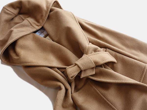 マックスマーラピュアキャメル100％リアルトコート■RIALTOガウンコート38