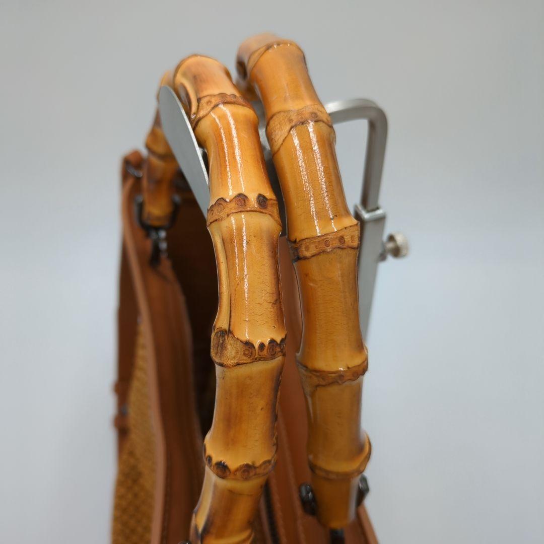 【極美品】WEEKEND Max Mara かごバッグ　バンブー　2wayバッグ