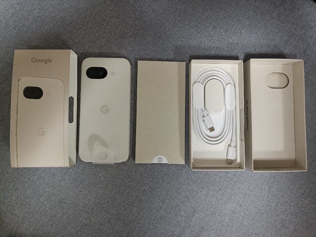 新品未使用 通電確認のみ Google Pixel 9a ホワイト 本体