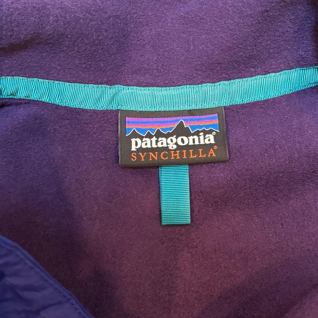 も*る様 【希少】patagonia／パタゴニアシンチラ ライトスナップtプルオ