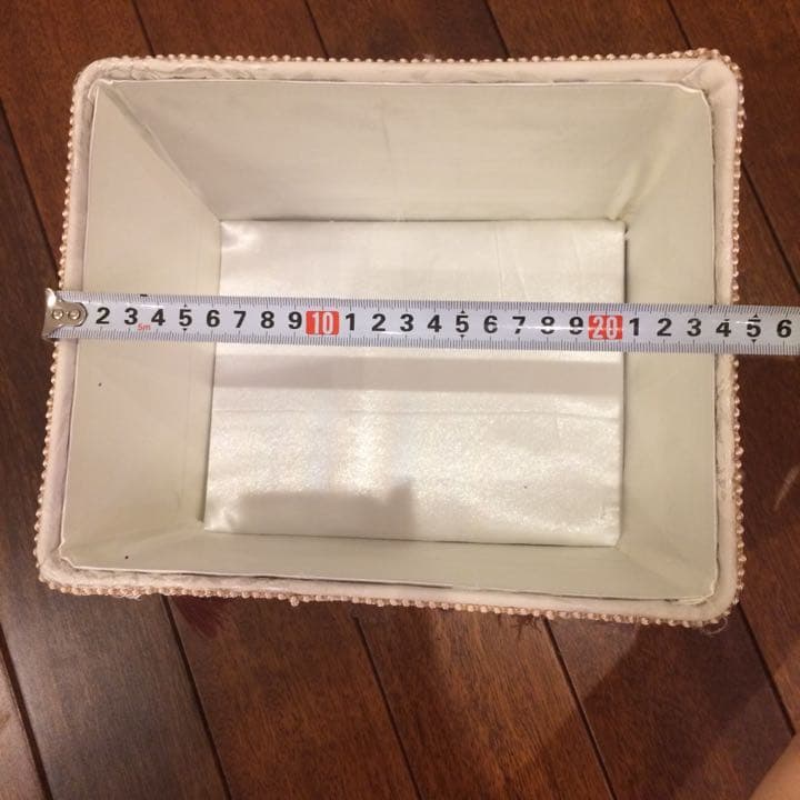 【4点セット】ミントグリーン　ロココタッセル収納ボックス