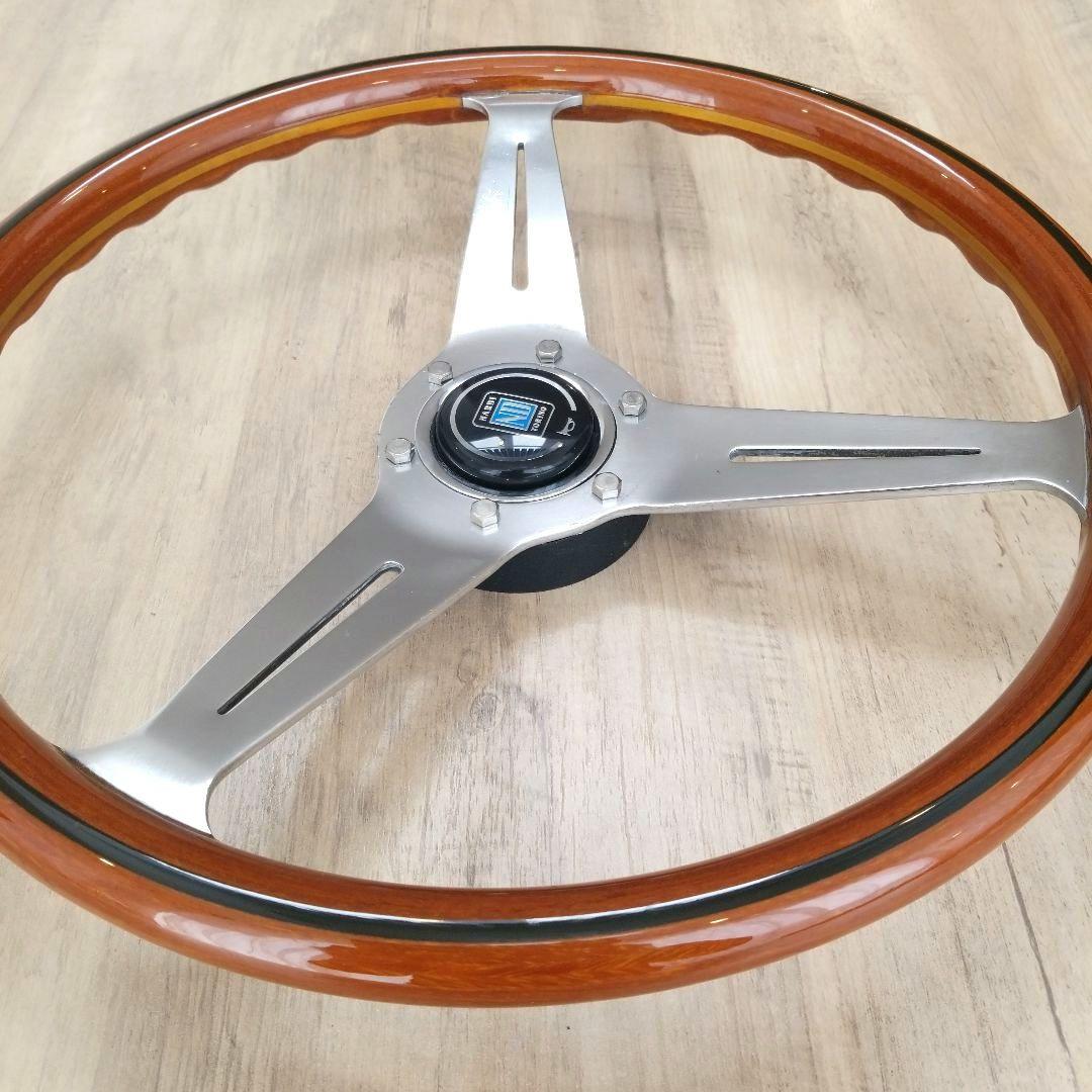 NARDI★ナルディクラシックウッドポリッシュ/ヴィンテージ【当時物】37Φ