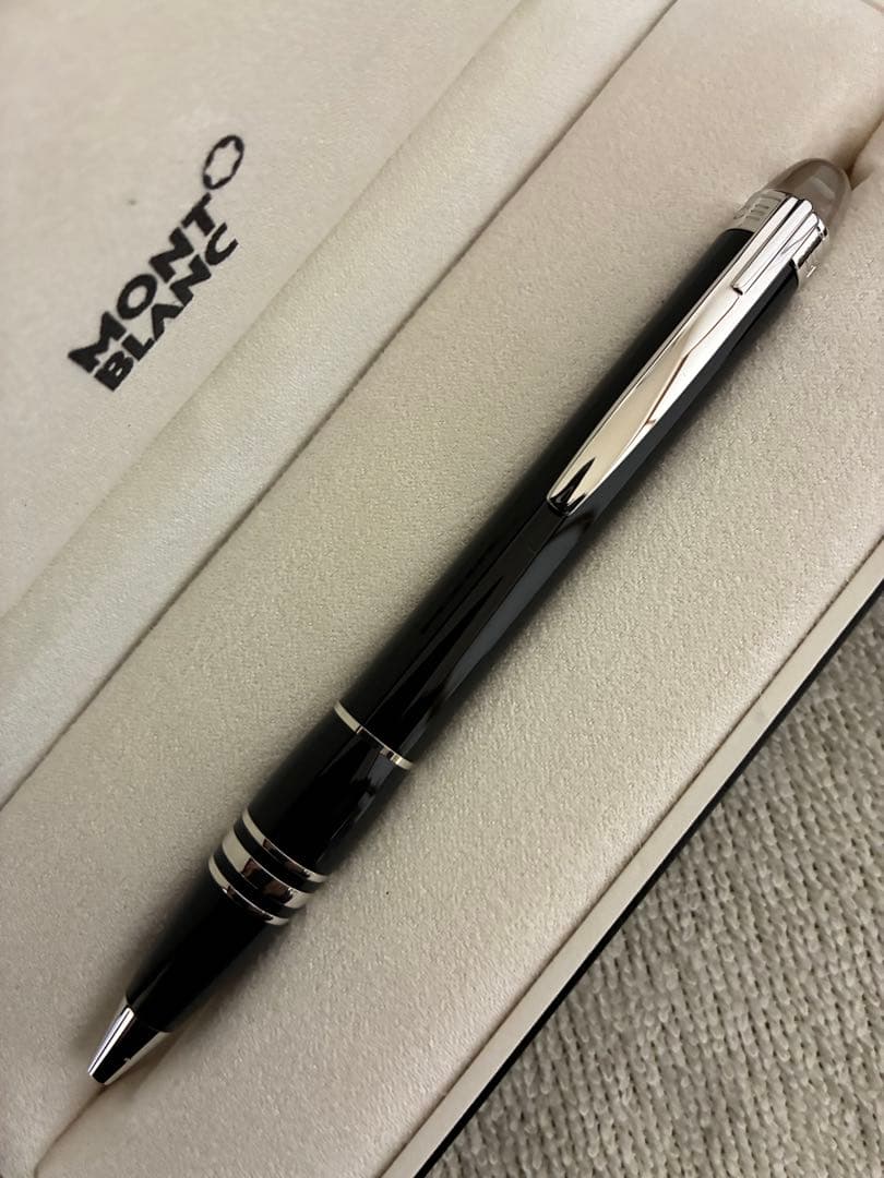 ◾️モンブラン◾️スターウォーカーボールペン◾️ミッドナイトブラック◾️筆記良好◾️化粧箱